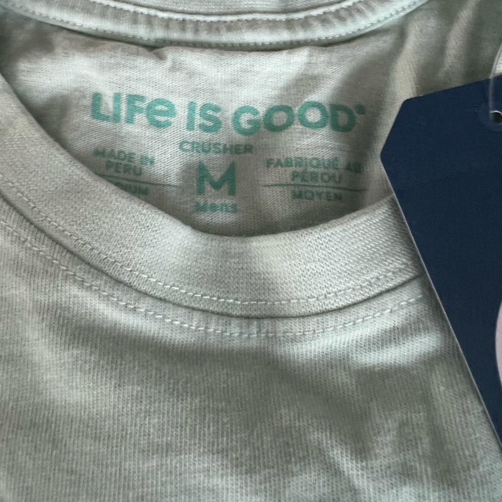 NWT Life is Good Men’s Crusher Tee Just Add Water Kayak Short Sleeve T-Shirt M - Picture 4 of 5